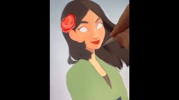 Full Tutorial procreate digital art on  ipad drawing #shorts #drawing #digitaltransformation