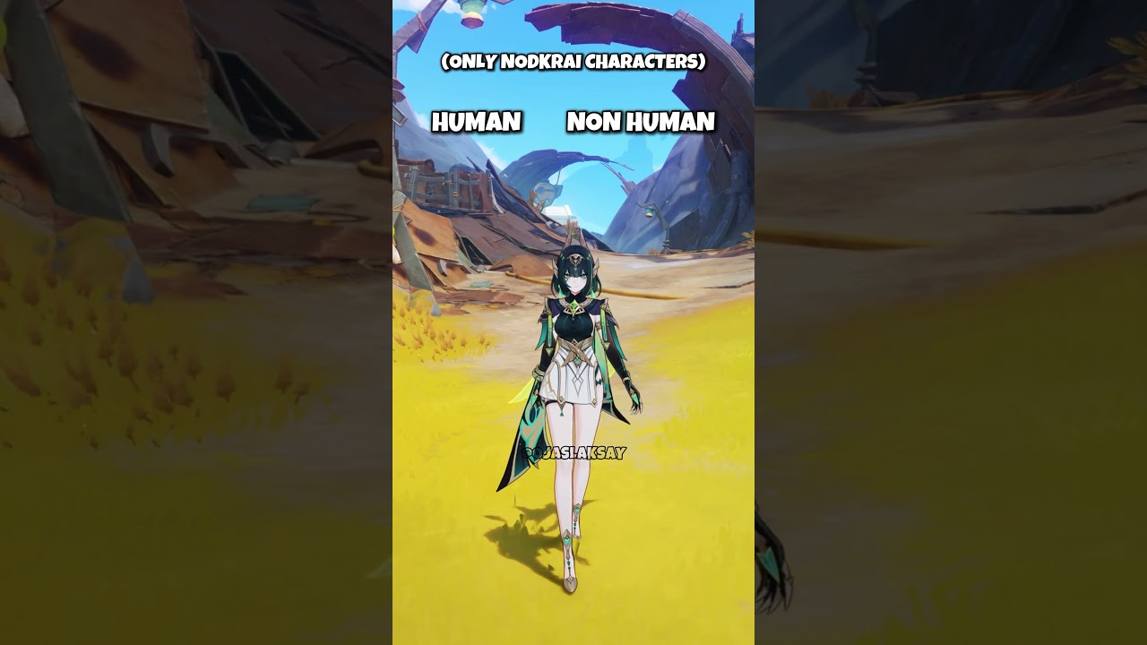 Only Nodkrai characters human or not #genshinimpact #genshin #shorts