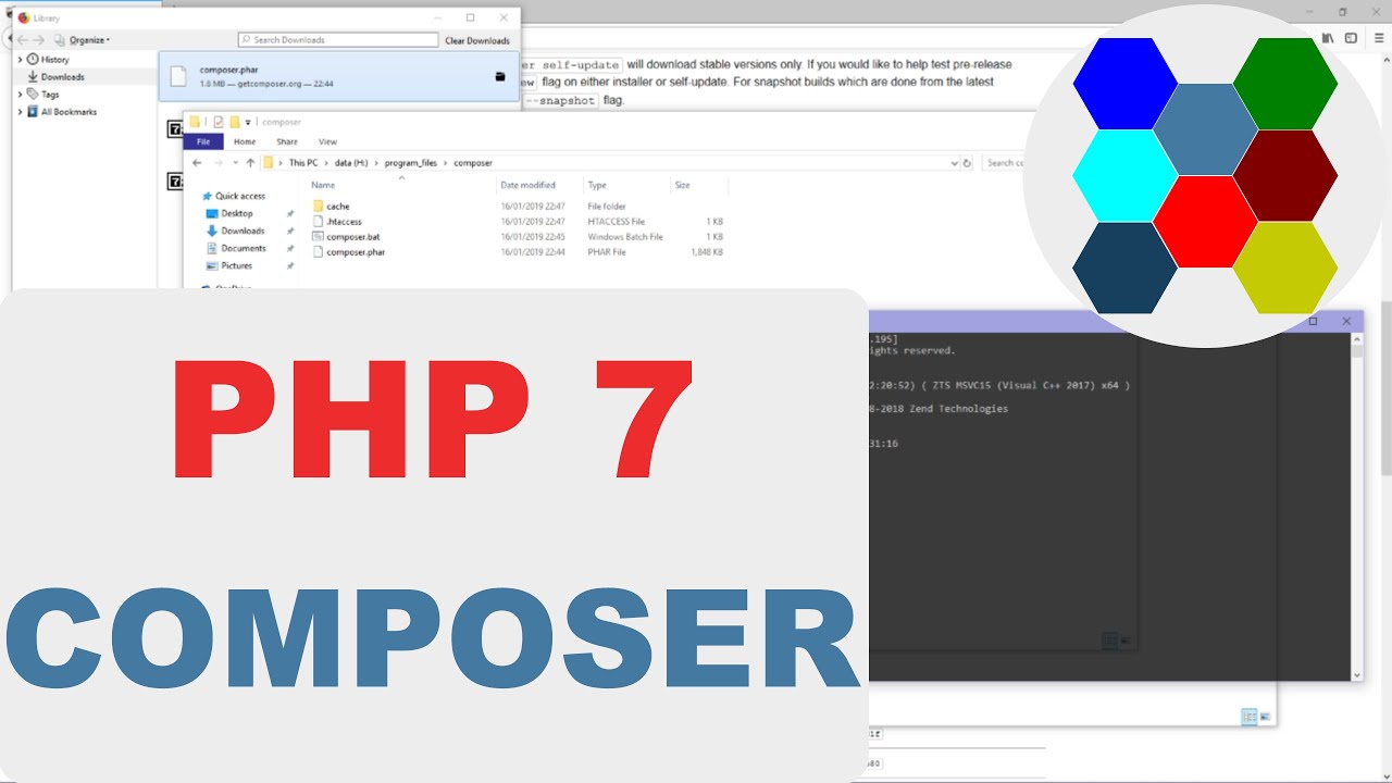 วิธีติดตั้ง composer  2022 New  How To Manual Install Composer On Windows