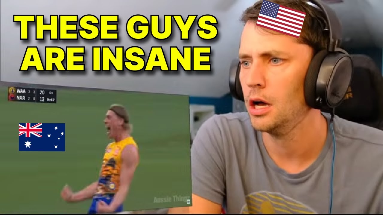 American reacts to AMAZING GOALS in AFL