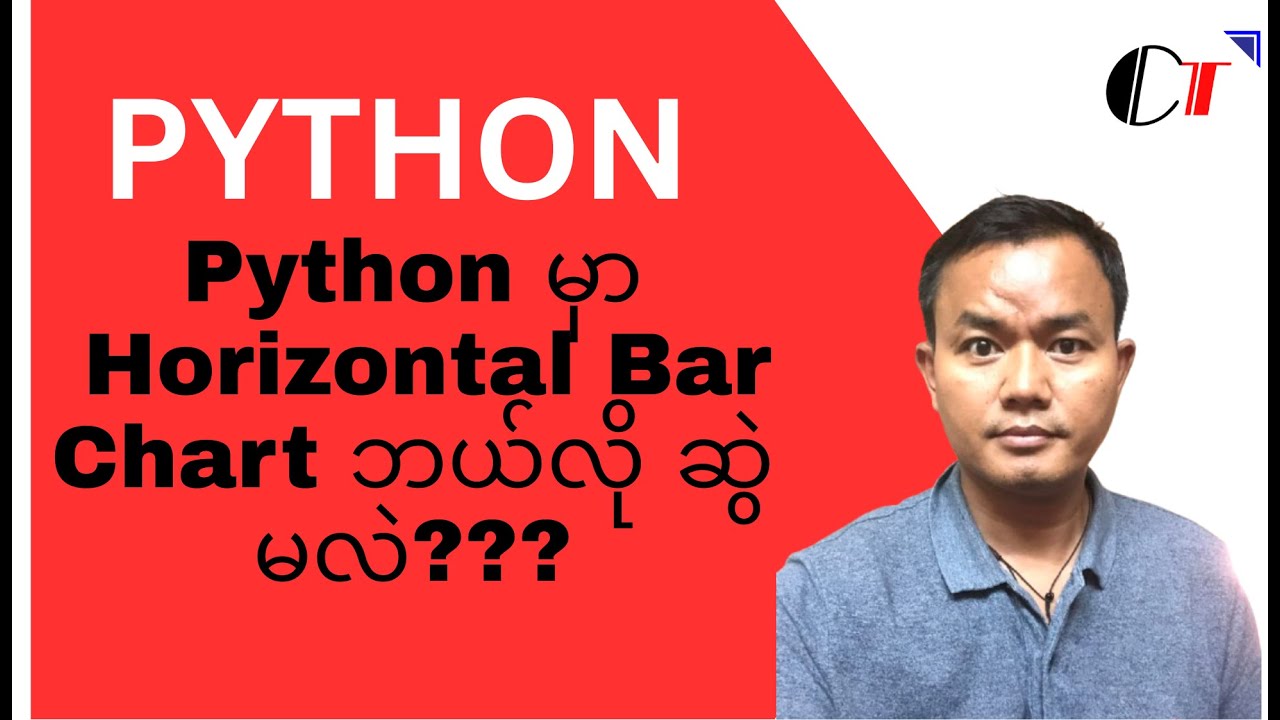 Python Essentials Myanmar (44): Python  မှာ horizontal bar chart  တွေ ဘယ်လို ဆွဲမလဲ။