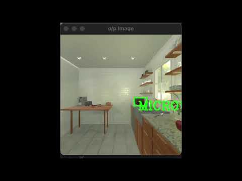 Target Driven Navigation - using Computer Vision and Object Detection