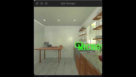 Target Driven Navigation - using Computer Vision and Object Detection