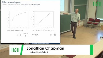 AR2W02 | Prof. Jonathan Chapman | Blowup in the nonlinear Schrodinger equation