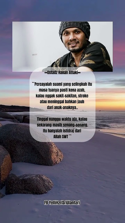 Kalau sekarang masih senang-senang. Itu hanyalah istidraj dari Allah SWT..