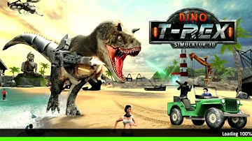 Dino T-Rex Simulator 3D Android Gameplay
