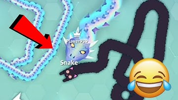 BIGGEST SNAKE DYING LIKE A NOOB IN Snake. io!