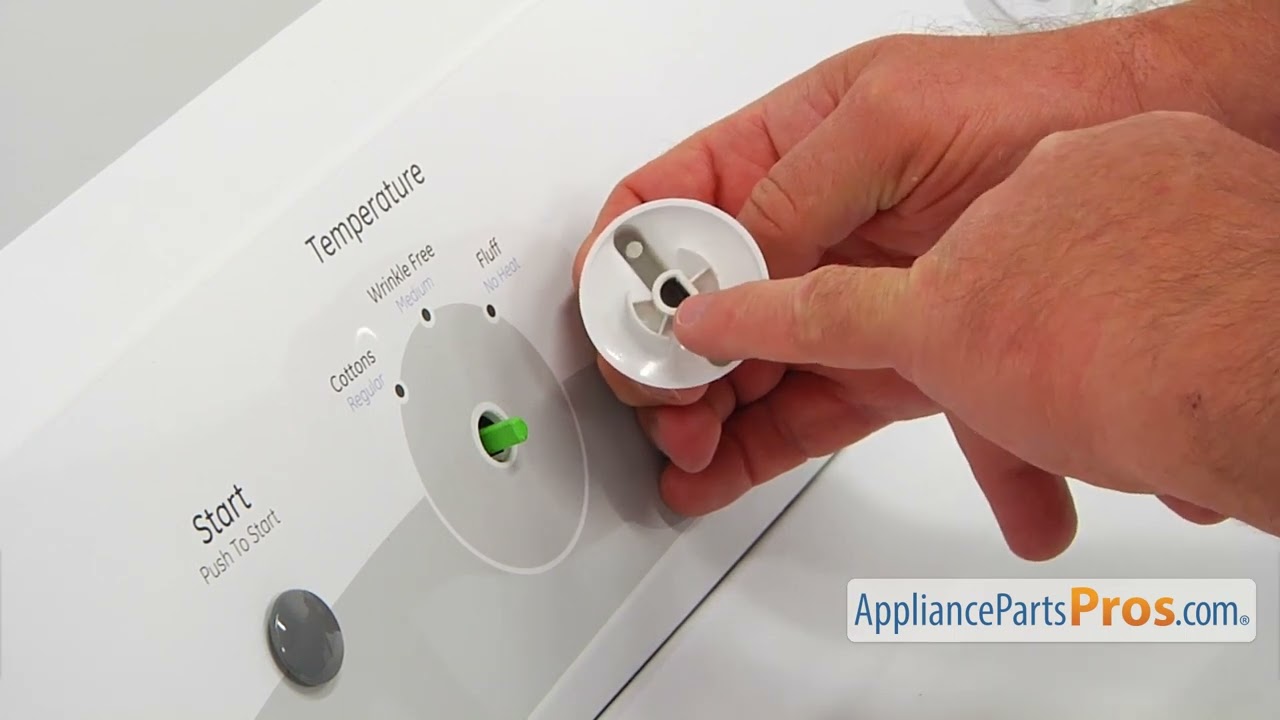 How To GE Dryer Control Knob WH01X10313 YouTube