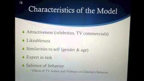 Variables Affecting Observational Learning
