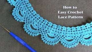 Perfect & Beautiful Crochet Lace Pattern For Beginners|Tutorial Super Easy step-by-step