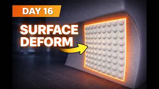 Blender Day 16 – Surface Deform Modifier Explained | Stick Objects to Surface