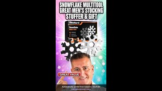 Snowflake Multitool Great Men's Stocking Stuffer & Gift #Shorts