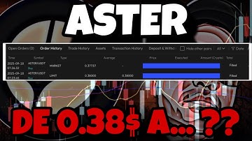 ASTER: MI PRONOSTICO ES QUE SUBIRA DESDE MIS 0.38$ HASTA ESTE PRECIO