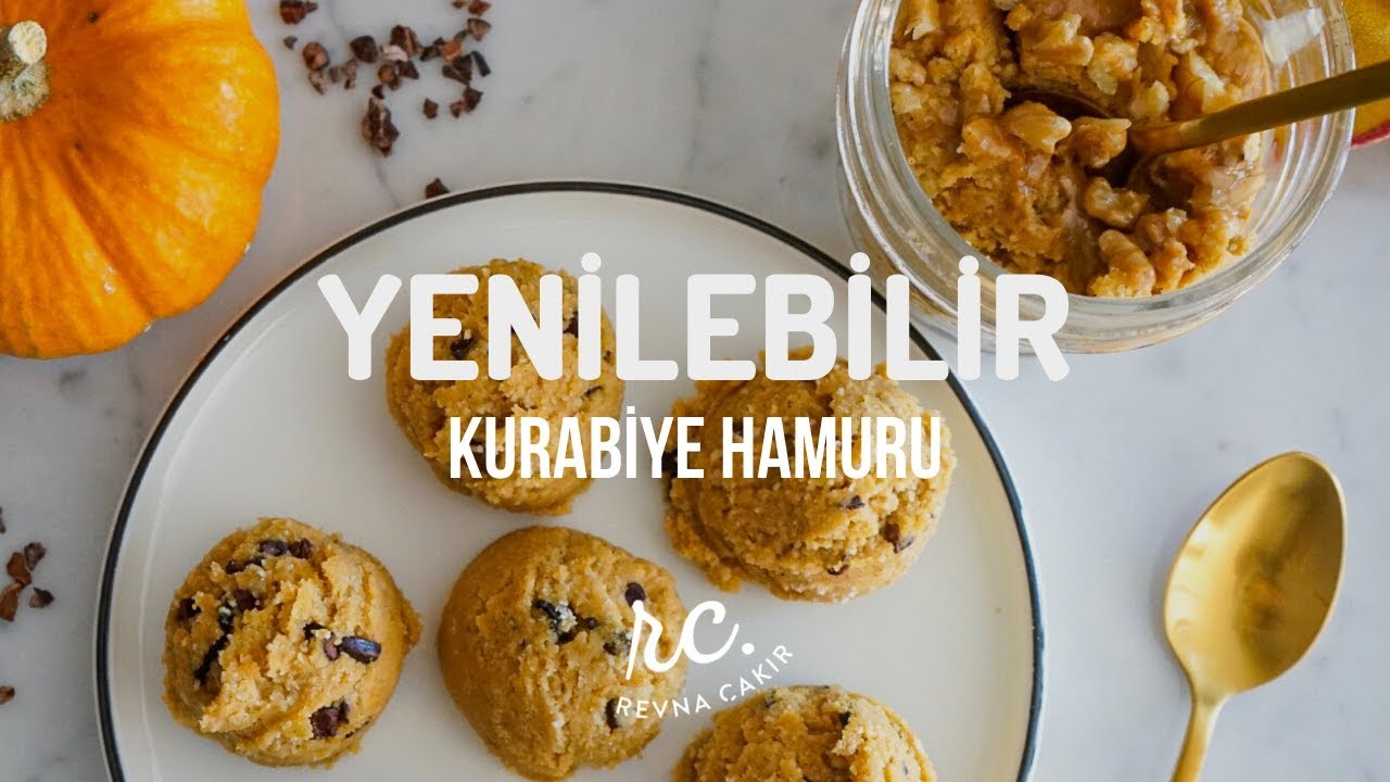 Yenilebilir Kurabiye Hamuru I Glutensiz Pişmeyen Kurabiye YouTube
