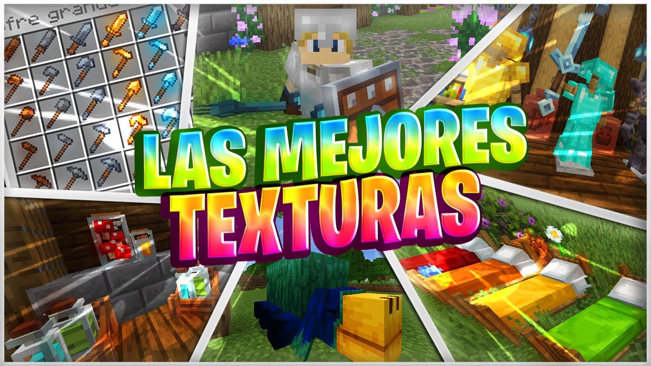TOP 8 Mejores Texturas Para Minecraft Bedrock 1.21+ - YouTube