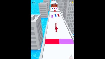 Stair Master Run 3D level 60 Noob Gameplay 楽しいゲーム #shorts #foryou #mobilegame #게임