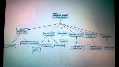 SEMANTIC MAP: STRATEGIES RELATED TO ORGANIZATION