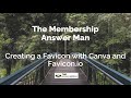 Creating a Favicon in Canva and Favicon io