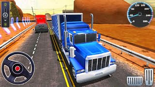 محاكاة نقل البضائع على الطرق السريعة # 2 - سائق نقل البضائع ثلاثي الأبعاد - لعبة android screenshot 2