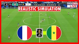France vs Senegal | World Cup 2026 | eFootball PES 2021 Simulation