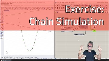 E.6c How to Simulate a Sagging Chain - Advanced Development in Grasshopper