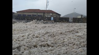 Los primeros efectos del temporal "Fabien"
