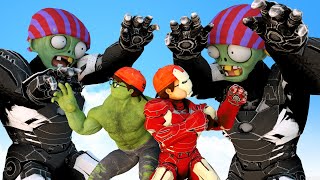 Scary Teacher Funny 3D Animation - Iron Nick and NickHulk Defeat Iron Zombie
