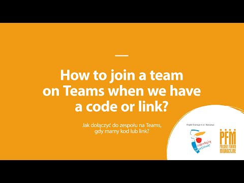 How to join a team on Teams when we have a code or link? / Jak dołączyć do zespołu na Teams? (13/15)