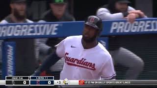 Franmil Reyes 2 RUN HOMER GIVES THE GUARDIANS THE EARLY LEAD | White Sox @ Guardians 4/21/2022