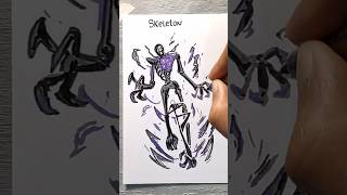 Drawing Stickman Power Summon Skeleton X Demon
