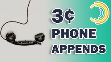 Datazapp | 3¢ Phone, Cell, & Email Append Tutorial | REI Skip Tracing