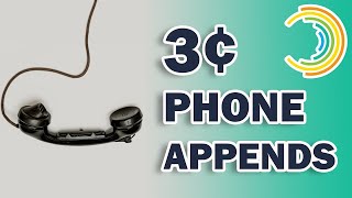 [ARCHIVED] | 3¢ Phone, Cell, & Email Append Tutorial | REI Skip Tracing