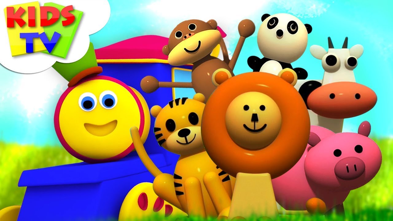 Learn Animals  Bob The Train  Preschool Learning Videos And Songs For Toddlers by Kids Tv