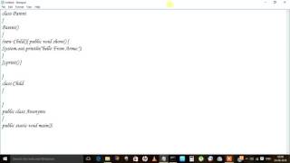 Anonymous Classes in java