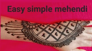 half hand bridal mehndi easy & simple mehendi design #viral #youtube #mehndi #mehendi #bridalmehndi