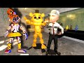 АНИМАТРОНИКИ ПУГАЮТ ОХРАННИКА FNAF 3 COOP ► Garry's Mod