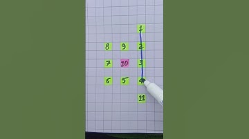 Draw a Checkered Path With a Numbers ? #shorts #youtubeshorts