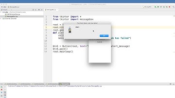 Python TKinter MessageBox