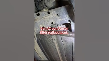 AC condenser filter replacement