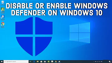 How do I turn on Windows Defender on Windows 10?