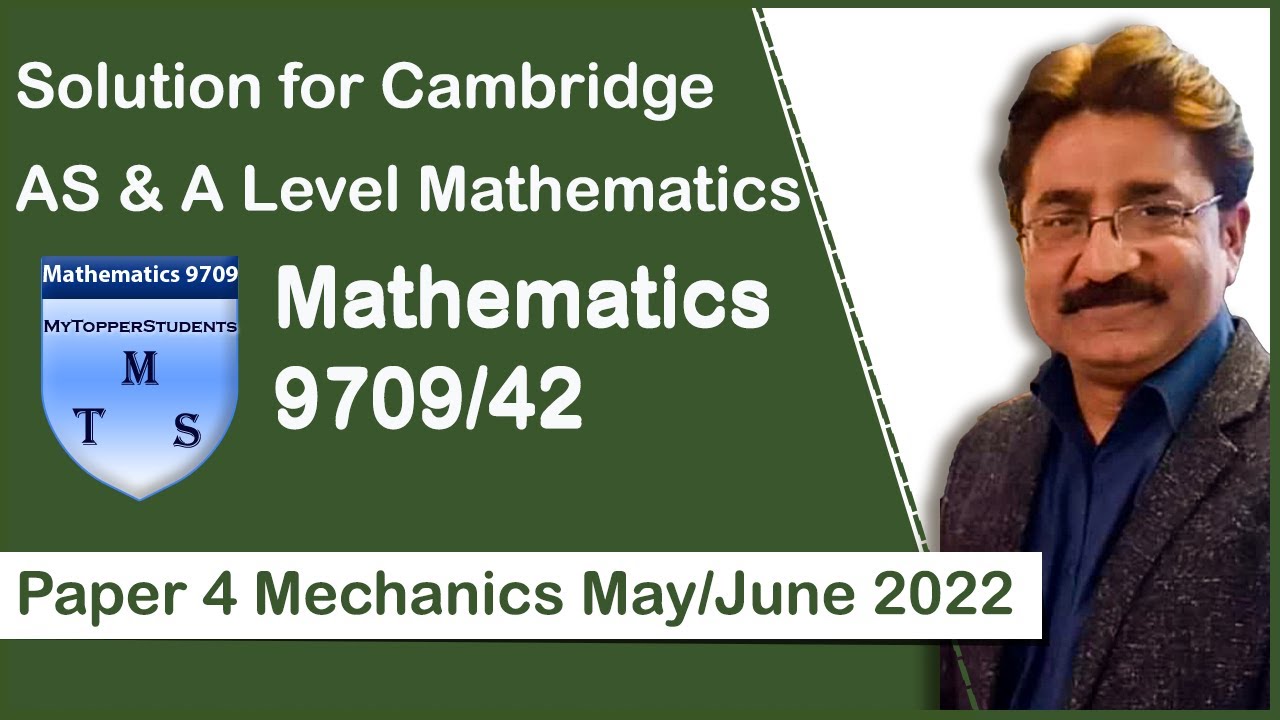 Solution for Cambridge International AS & A Level Math,Paper 4 ...