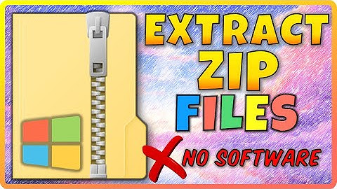 Unzip ZIP Files in Windows | Easy Guide