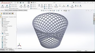 SolidWorks Circular Profile Basket