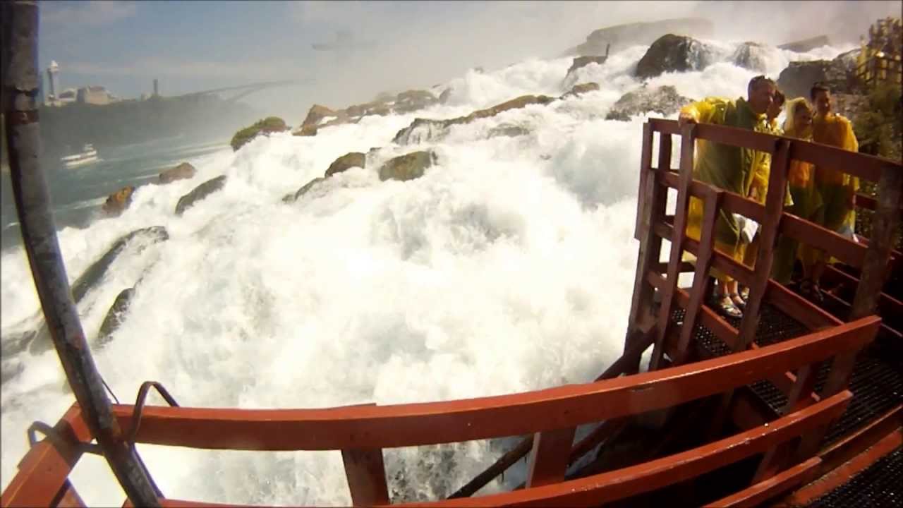 Walking Under Niagara Falls! YouTube