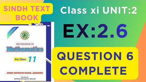 Class 11 Maths | Exercise 2.6 Q6 (Part i & ii) | Gauss Elimination Method | Full Easy Solution