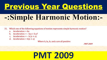 Which one of the following equations of motion represents simple harmonic motion?