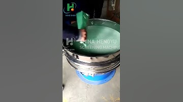 powder particle sieving machine rotary circular vibrating screen