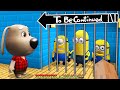 HOW MINIONS ESCAPED FROM BEN'S CAGE in MINECRAFT! - Gameplay Movie traps