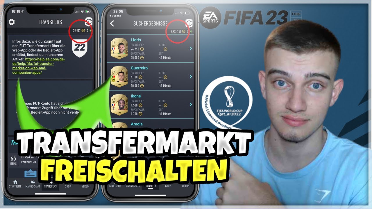 FIFA 23: WEBAPP TRANSFERMARKT FREISCHALTEN✓😍STARTER SBC'S⁉️ 