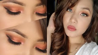 QUICK AND EASY Soft Bronze Smokey Eye Tutorial | Soft Glam Makeup | Nepali Makeup | Alisha